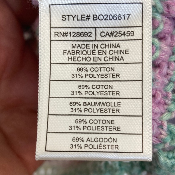 Steve Madden Pastel Striped Knit Sweater - Picture 5 of 7